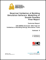 Empirical Validation of Building Simulation Software: Modelling of Double Facades