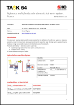 INFO Sheet A15: Reference multi-family solar domestic hot water system. France