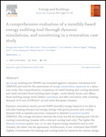 A comprehensive evaluation of a monthly-based energy auditing tool through dynamic simulations, and monitoring in a renovation case study